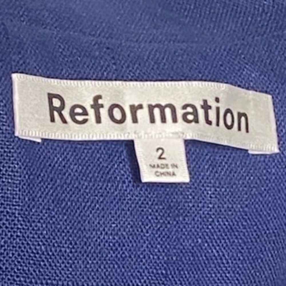 Reformation Twilight Dress in Danube - Picture 9 of 11